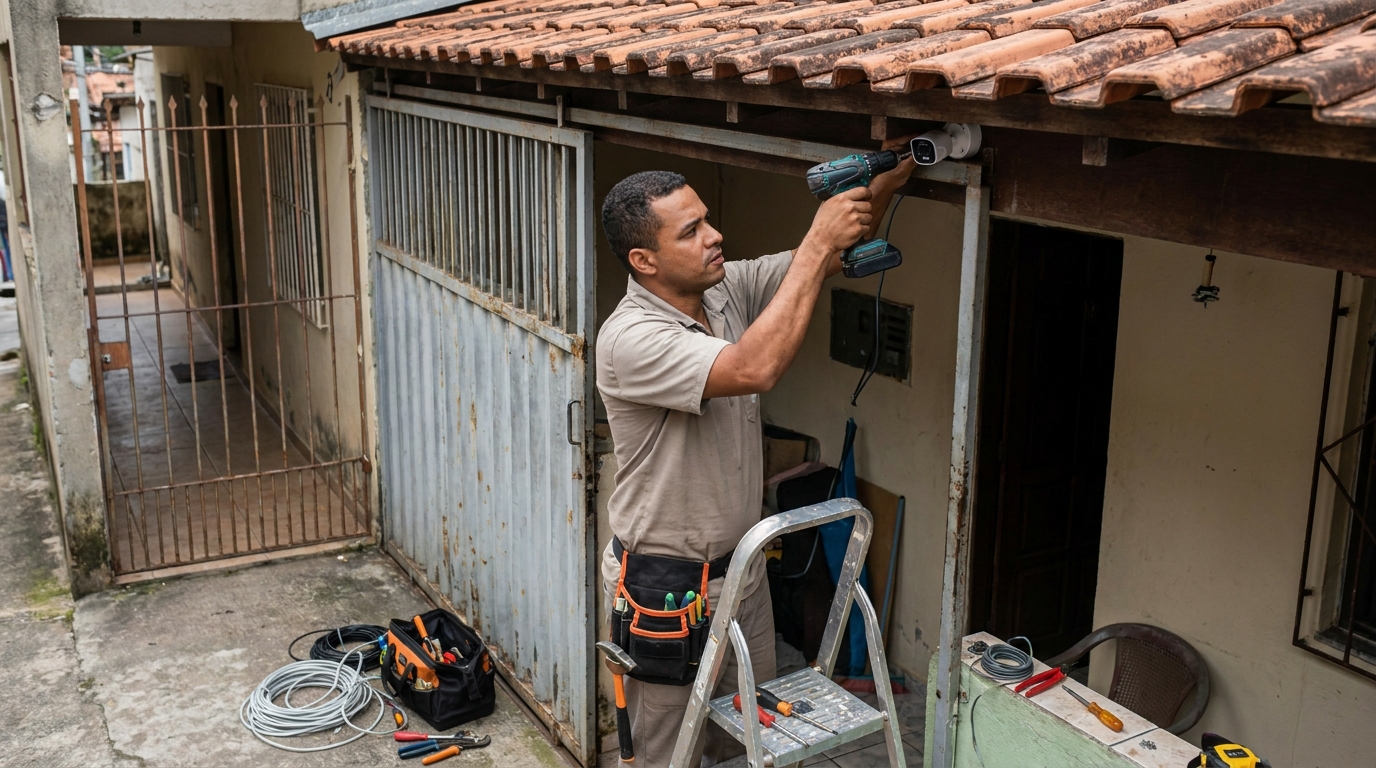 Instalação de Câmera Residencial em Cotia‑SP