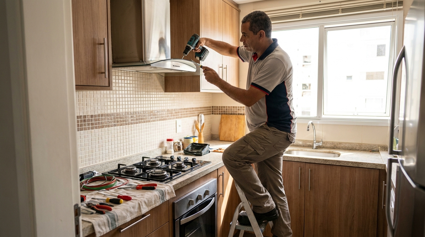Instalação de Exaustor em Cotia‑SP