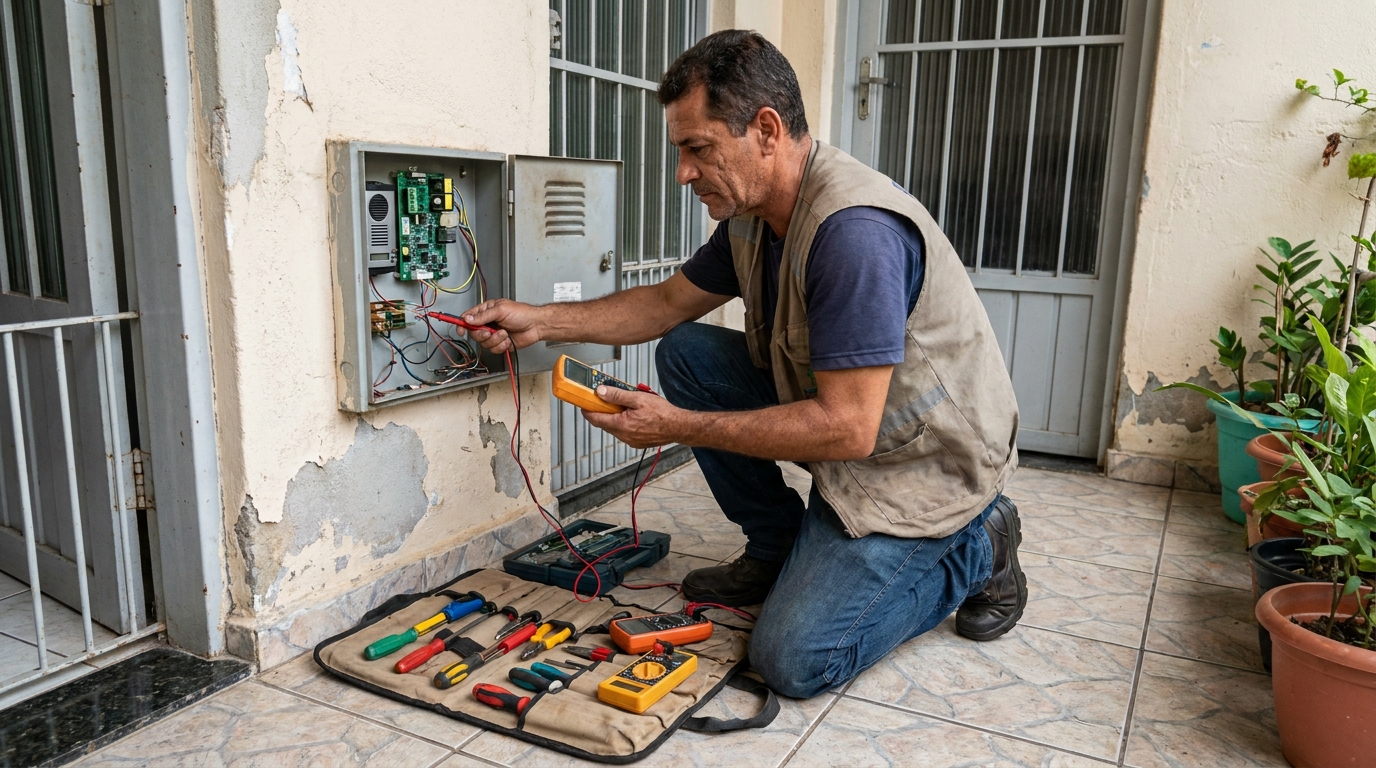 Troca de Fiação de Interfone em Cotia‑SP